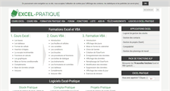 Desktop Screenshot of excel-pratique.com