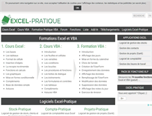 Tablet Screenshot of excel-pratique.com